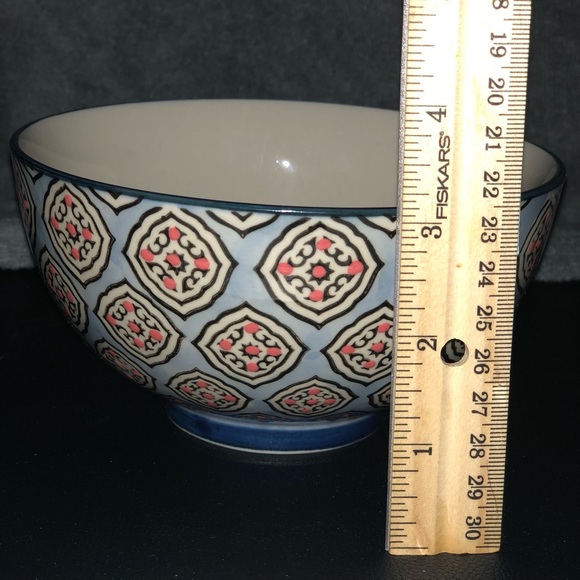 New Painted Boho Chic Ice Cream or Cereal Bowl - Picture 2 of 4